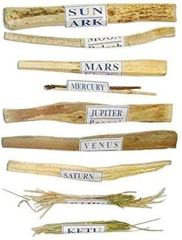 Navgrah Havan ki Lakdi Navgrah Hawan Samidha - Sacred Navgrah Wood Sticks for Hawan and Pujan Rituals - Perfect for Vedic and Religious Ceremonies