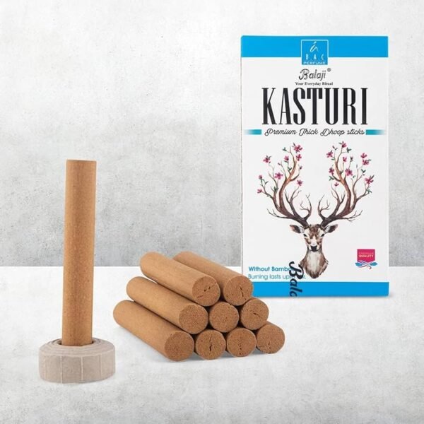 Balaji Incense Kasturi - Thick Dhoop Sticks - Image 2